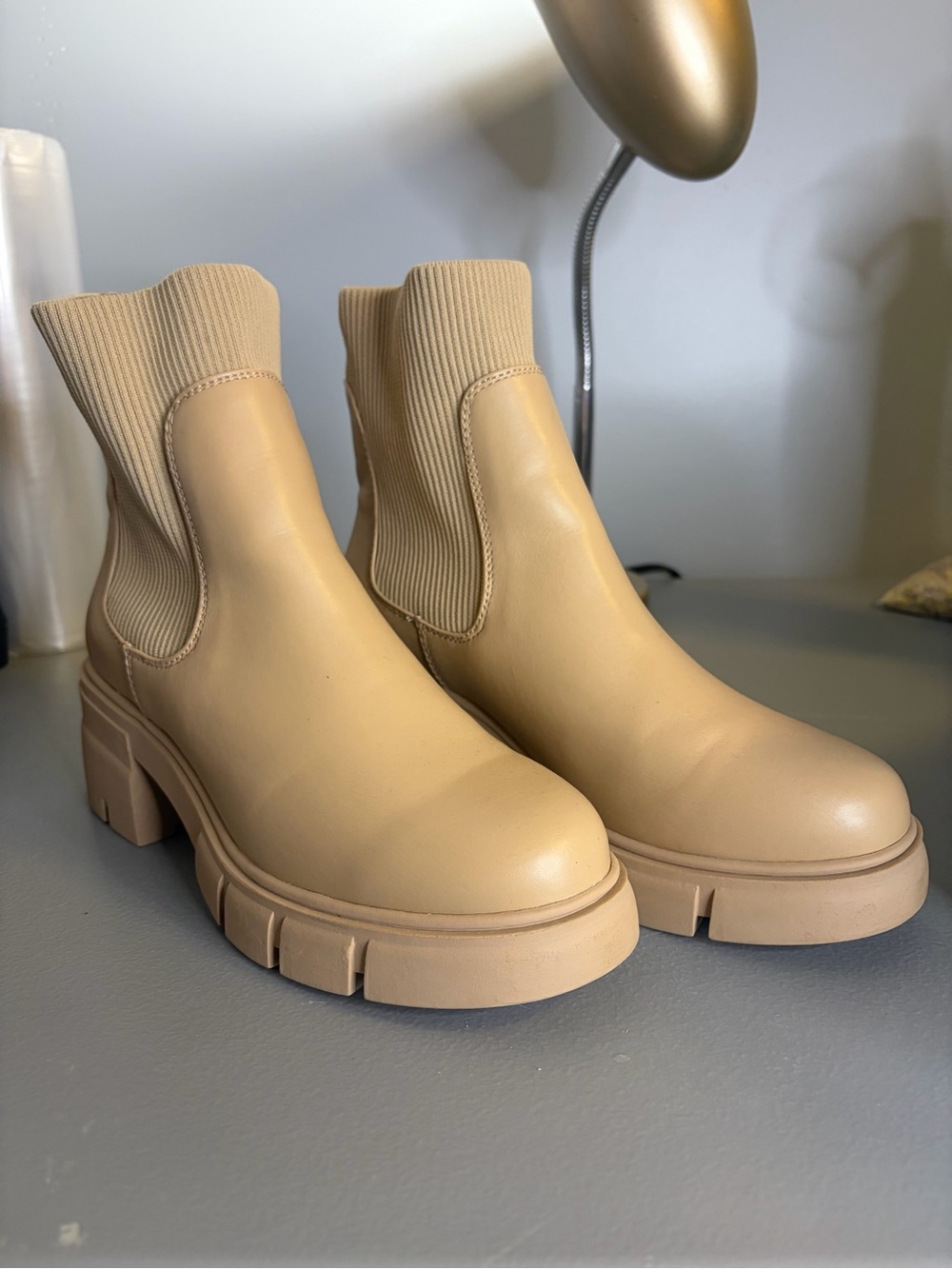 Beige Ankle Boots by REDTOP SIZE 6.5 Women
